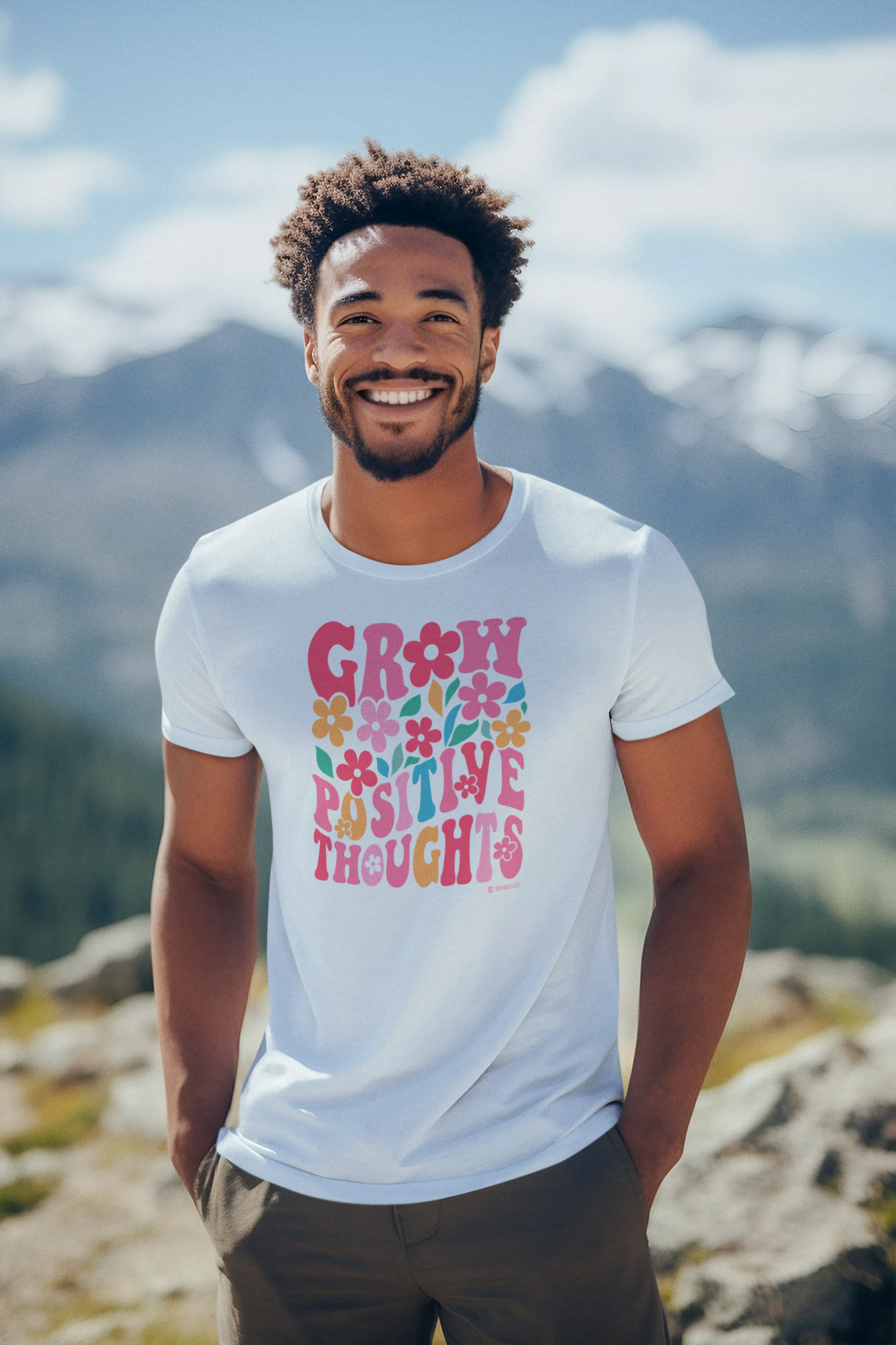 Mental Health Awareness T-shirt, Grow Positive Thoughts, Positive Vibes Tee, Unisex Shirt, Inspirational Clothing