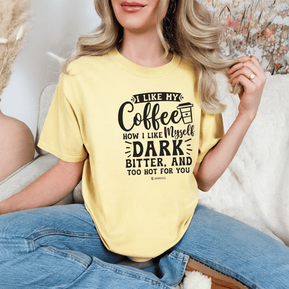 Coffee Lover Unisex T-shirt, Sarcastic Tee, Humorous Graphic Top, Gift for Coffee Drinker, Comical Shirt - Quirkside Creations