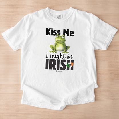 Irish Humor Unisex T-shirt, St Patricks Day Tee, Funny Irish Shirt, Shamrock Celebration Top, Green Clover Clothing