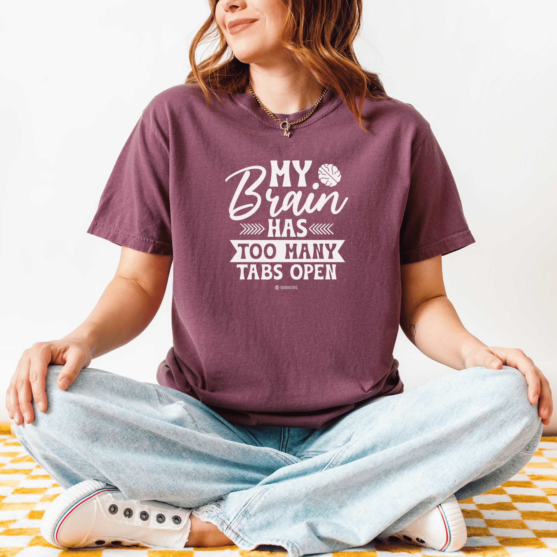 Funny Overloaded Mind Unisex T-shirt, Computer Inspired Tee, Graphic Tee, Programmer Gift, IT Shirt - Quirkside Creations