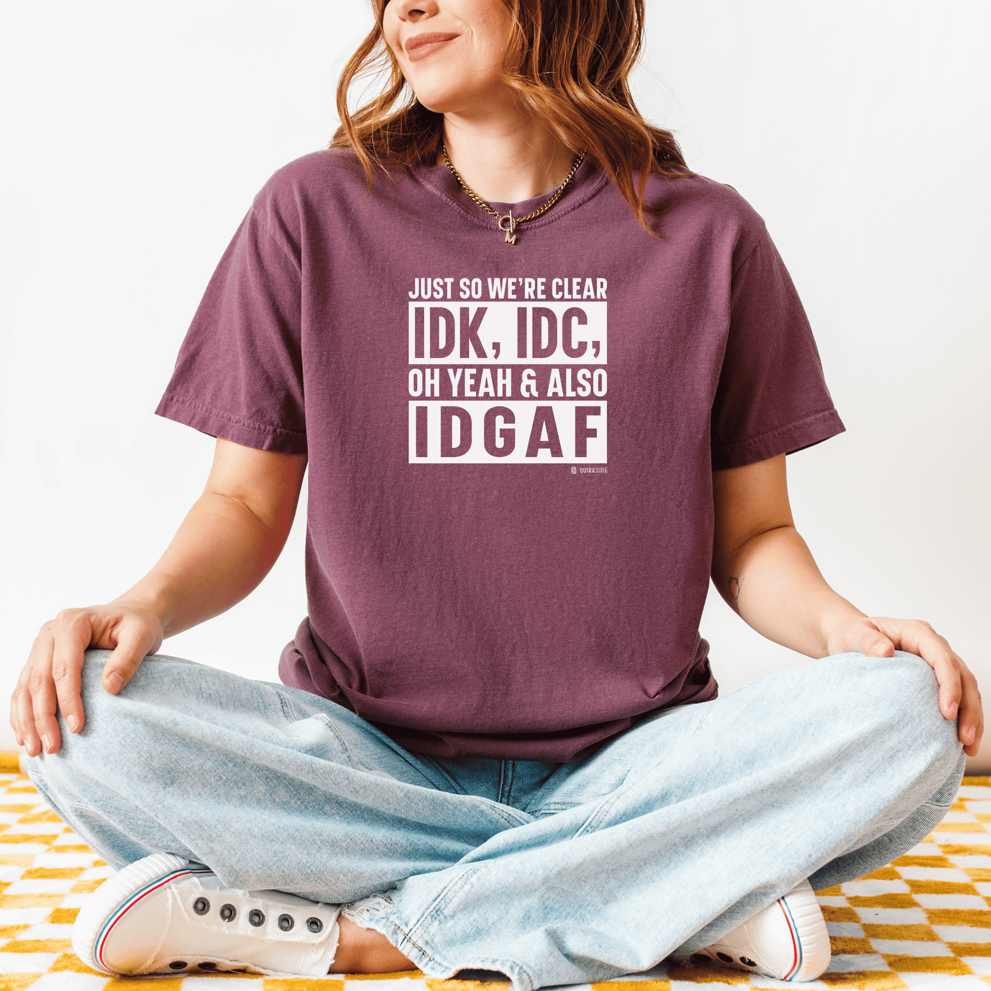 Funny Uninterested T-shirt, Anti Social Tee, Introvert Shirt, Sarcastic Quote Top, Minimalist Graphic Tee - Quirkside Creations