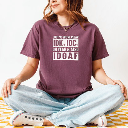 Funny Uninterested T-shirt, Anti Social Tee, Introvert Shirt, Sarcastic Quote Top, Minimalist Graphic Tee - Quirkside Creations
