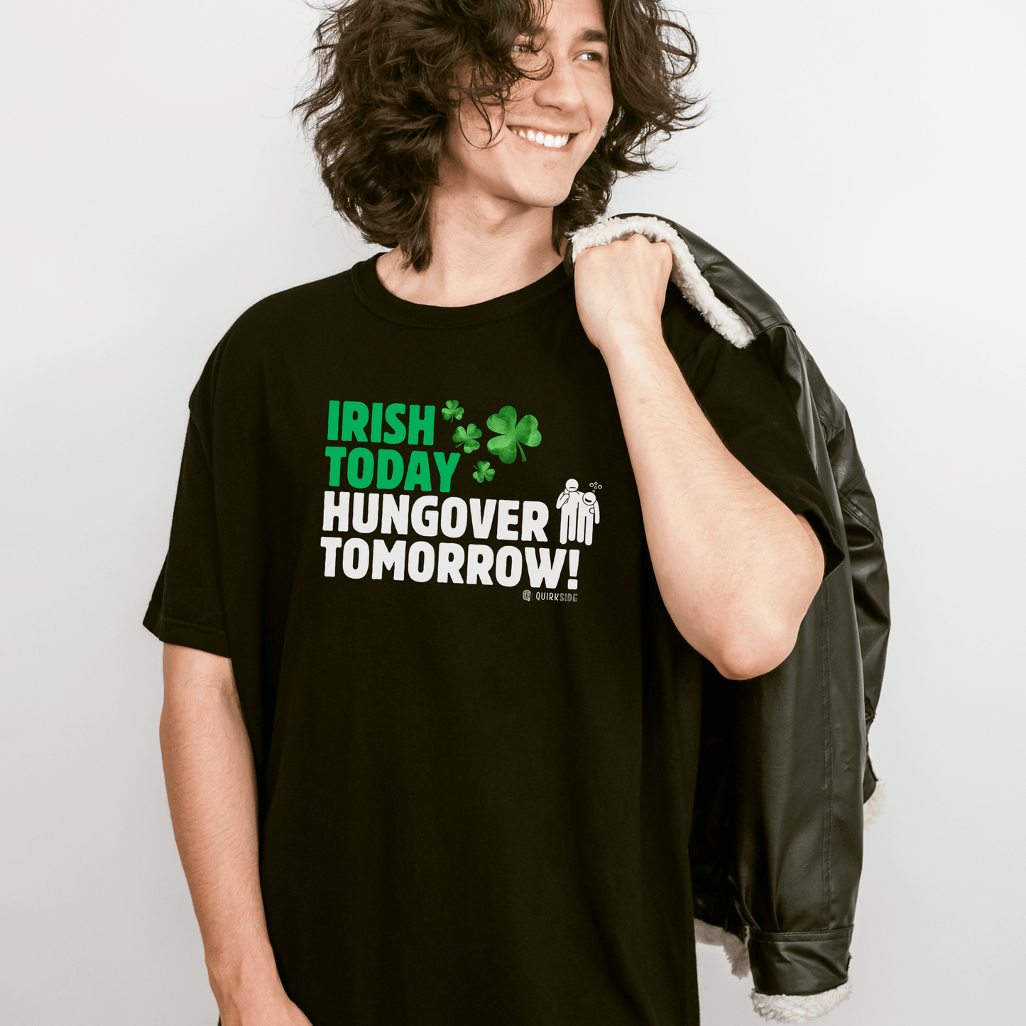 Irish Humor Unisex T-shirt, St Patricks Day Tee, Funny Irish Shirt, Shamrock Celebration Top, Green Clover Clothing