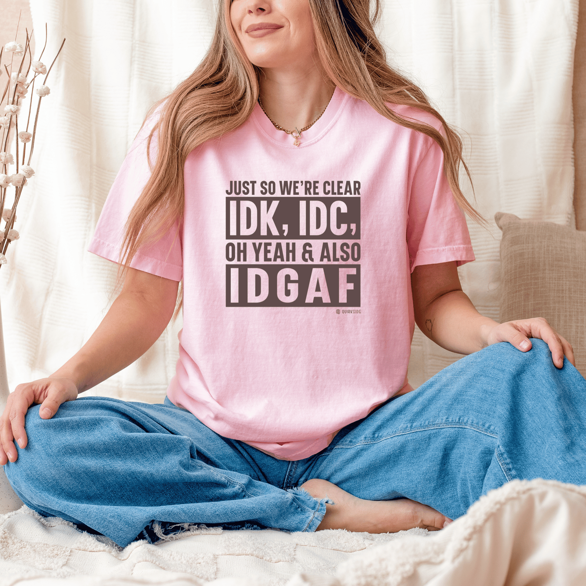 Funny Uninterested T-shirt, Anti Social Tee, Introvert Shirt, Sarcastic Quote Top, Minimalist Graphic Tee - Quirkside Creations