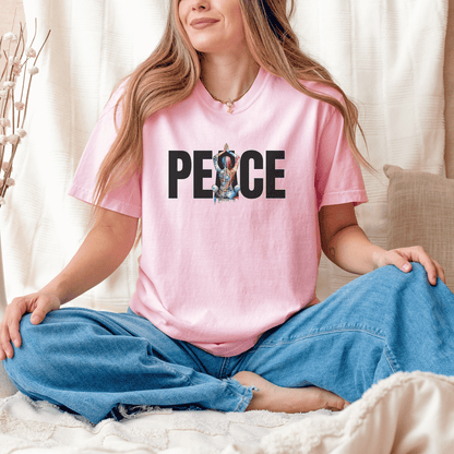 Peace Yoga Unisex T-shirt, Meditation Tee, Yoga Lover Gift, Mindfulness Shirt, Namaste Apparel