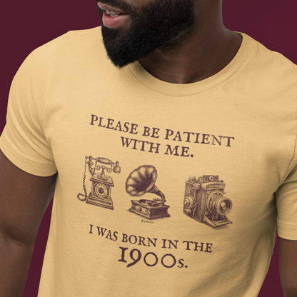 Sarcastic Millenial Unisex T-shirt, Funny Please Be Patient Tee, Humorous Gen Y Shirt, Vintage Birth Year Quote Top, Retro Cotton Blend