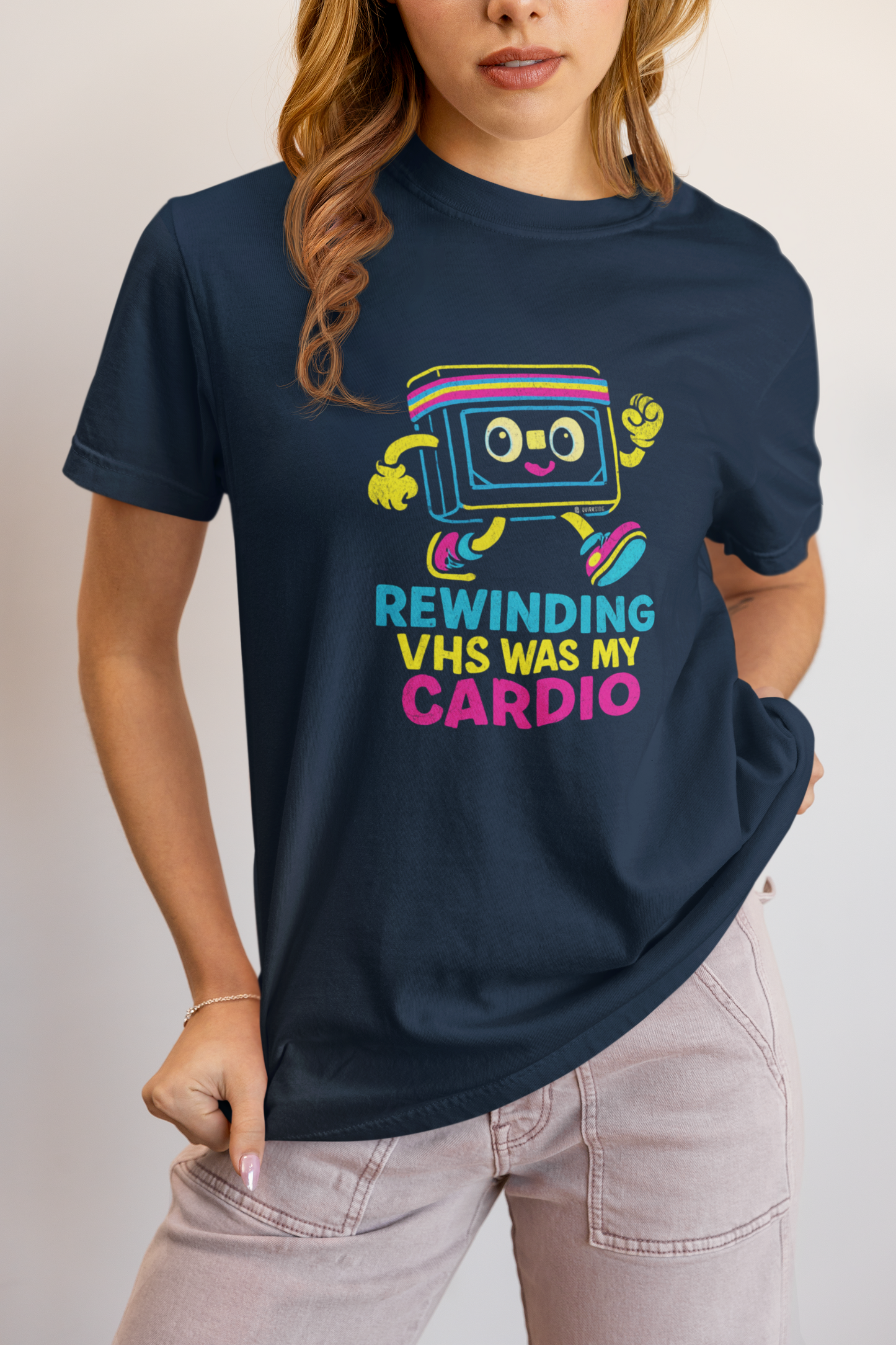 Retro VHS Cardio Unisex T-Shirt, Vintage Fitness Tee, Funny Gift, 80s Nostalgia Apparel, Movie Buff Shirt