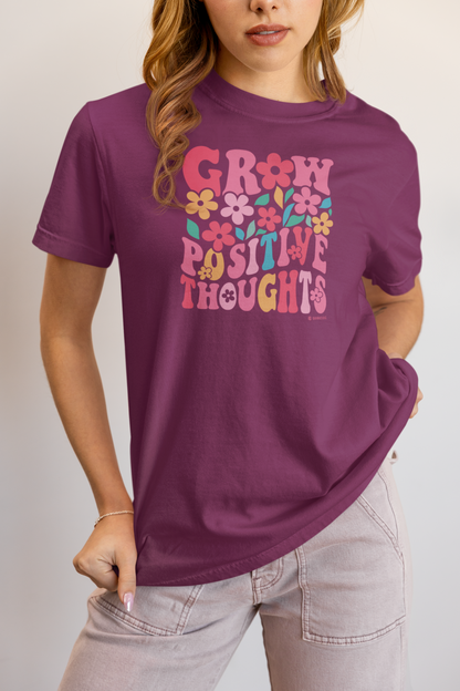 Mental Health Awareness T-shirt, Grow Positive Thoughts, Positive Vibes Tee, Unisex Shirt, Inspirational Clothing