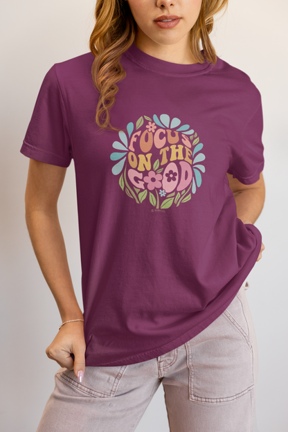 Mental Health Awareness T-shirt, Focus on the Good, Positive Vibes Tee, Unisex Shirt, Inspirational Clothing