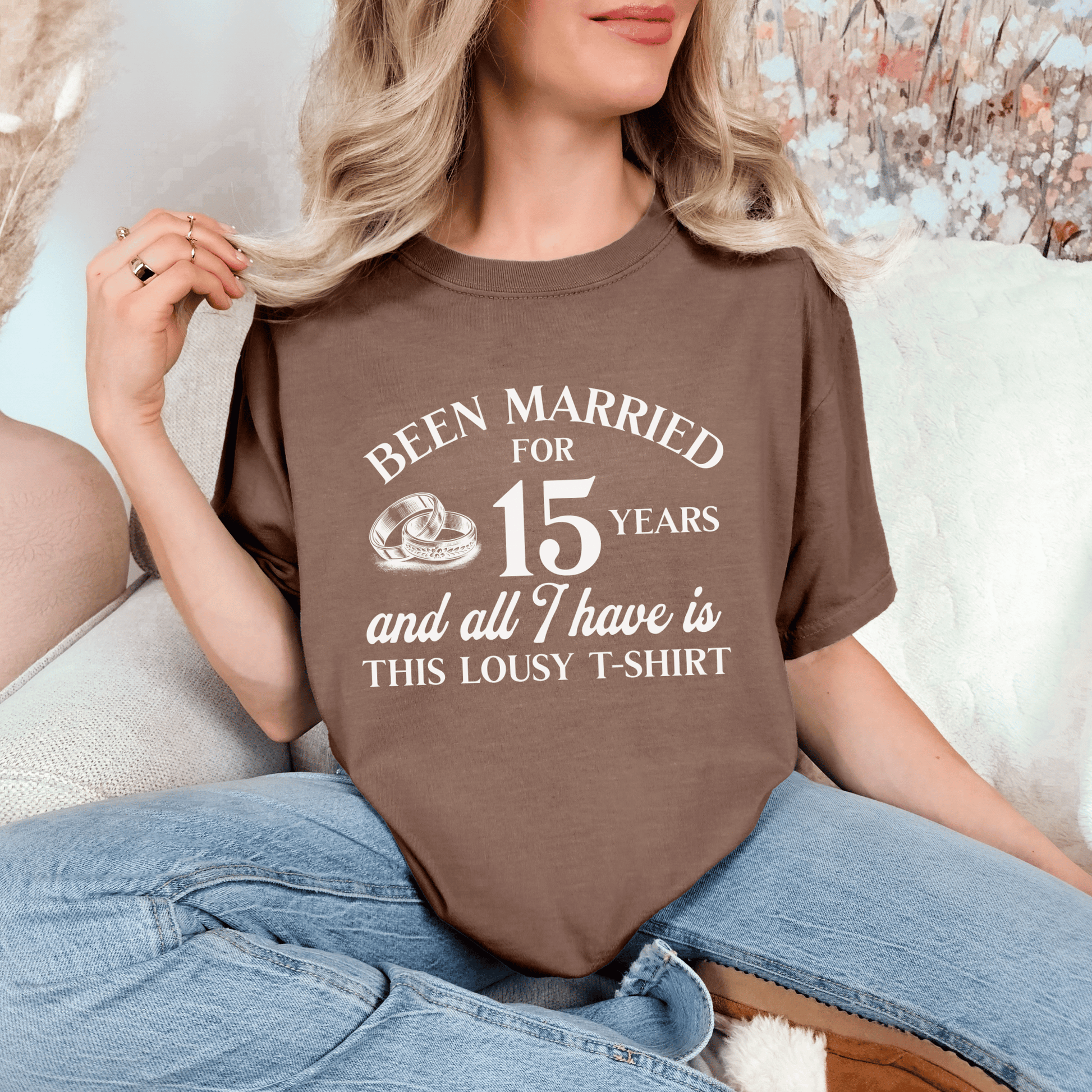 Hilarious Marriage Celebration T-shirt, Customizable Unisex Tee for Anniversary, Funny Gift, Humor Shirt, Wicked Sense of Humor Top - Quirkside Creations