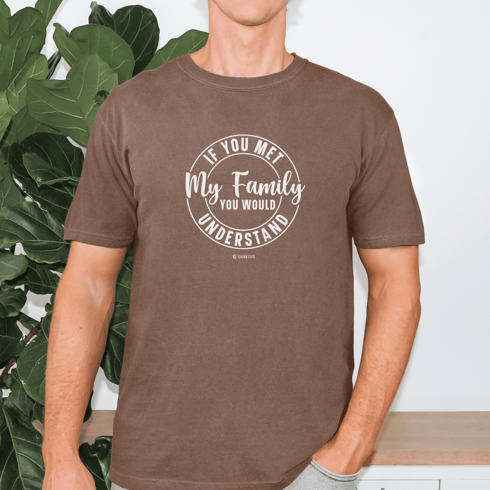 Funny Family Traits Unisex T-shirt, Humorous Cotton Tee, Gift for Him or Her, Casual Top, Comical Graphic Shirt - Quirkside Creations