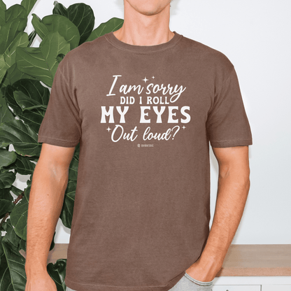 Sarcastic Unisex Tee, Garment-Dyed Tshirt, Funny Graphic Tee, Humorous Shirt, Gift for Sarcasm Lover - Quirkside Creations