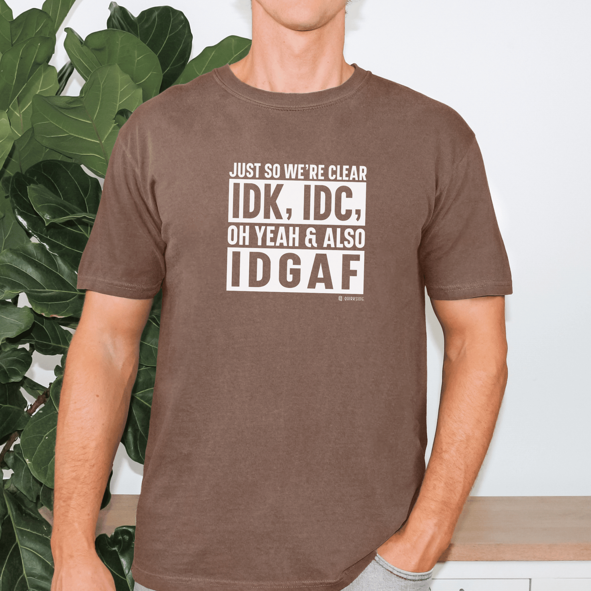 Funny Uninterested T-shirt, Anti Social Tee, Introvert Shirt, Sarcastic Quote Top, Minimalist Graphic Tee - Quirkside Creations
