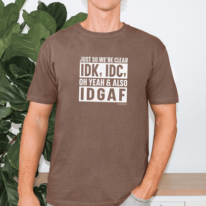 Funny Uninterested T-shirt, Anti Social Tee, Introvert Shirt, Sarcastic Quote Top, Minimalist Graphic Tee - Quirkside Creations