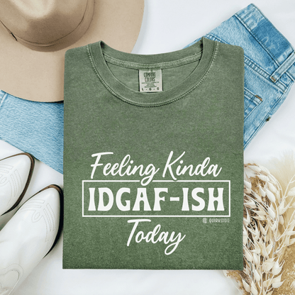Hilarious Indifferent Mood Tee, Funny Unisex Shirt, Sarcastic Graphic Top, Gift for Him or Her, Casual Tee, Comfy Tee - Quirkside Creations