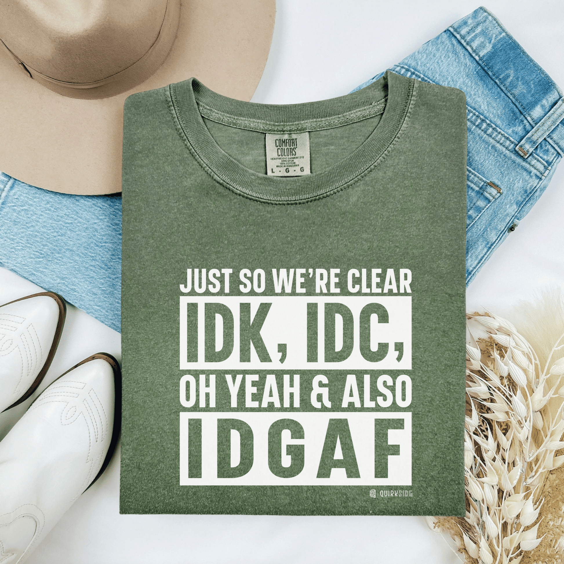 Funny Uninterested T-shirt, Anti Social Tee, Introvert Shirt, Sarcastic Quote Top, Minimalist Graphic Tee - Quirkside Creations