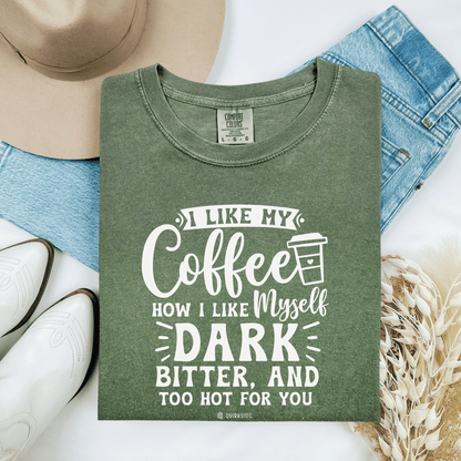 Coffee Lover Unisex T-shirt, Sarcastic Tee, Humorous Graphic Top, Gift for Coffee Drinker, Comical Shirt - Quirkside Creations