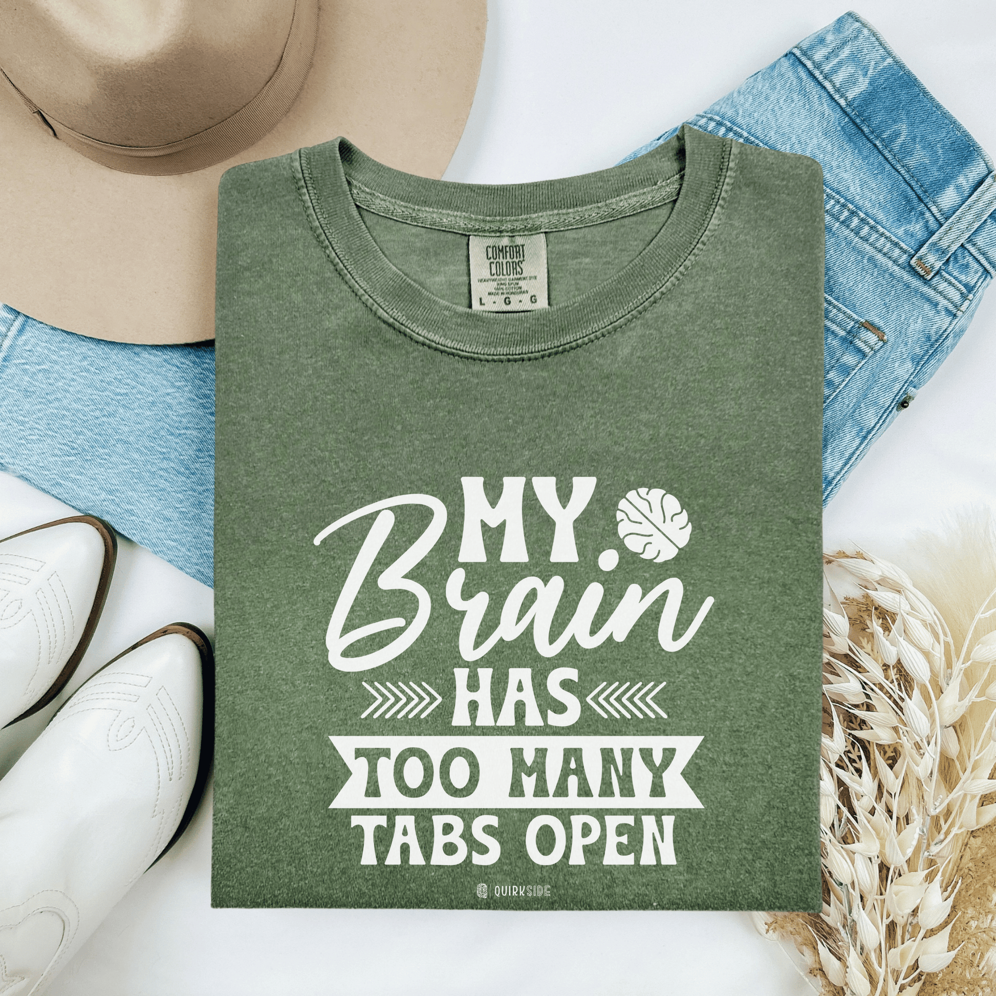 Funny Overloaded Mind Unisex T-shirt, Computer Inspired Tee, Graphic Tee, Programmer Gift, IT Shirt - Quirkside Creations