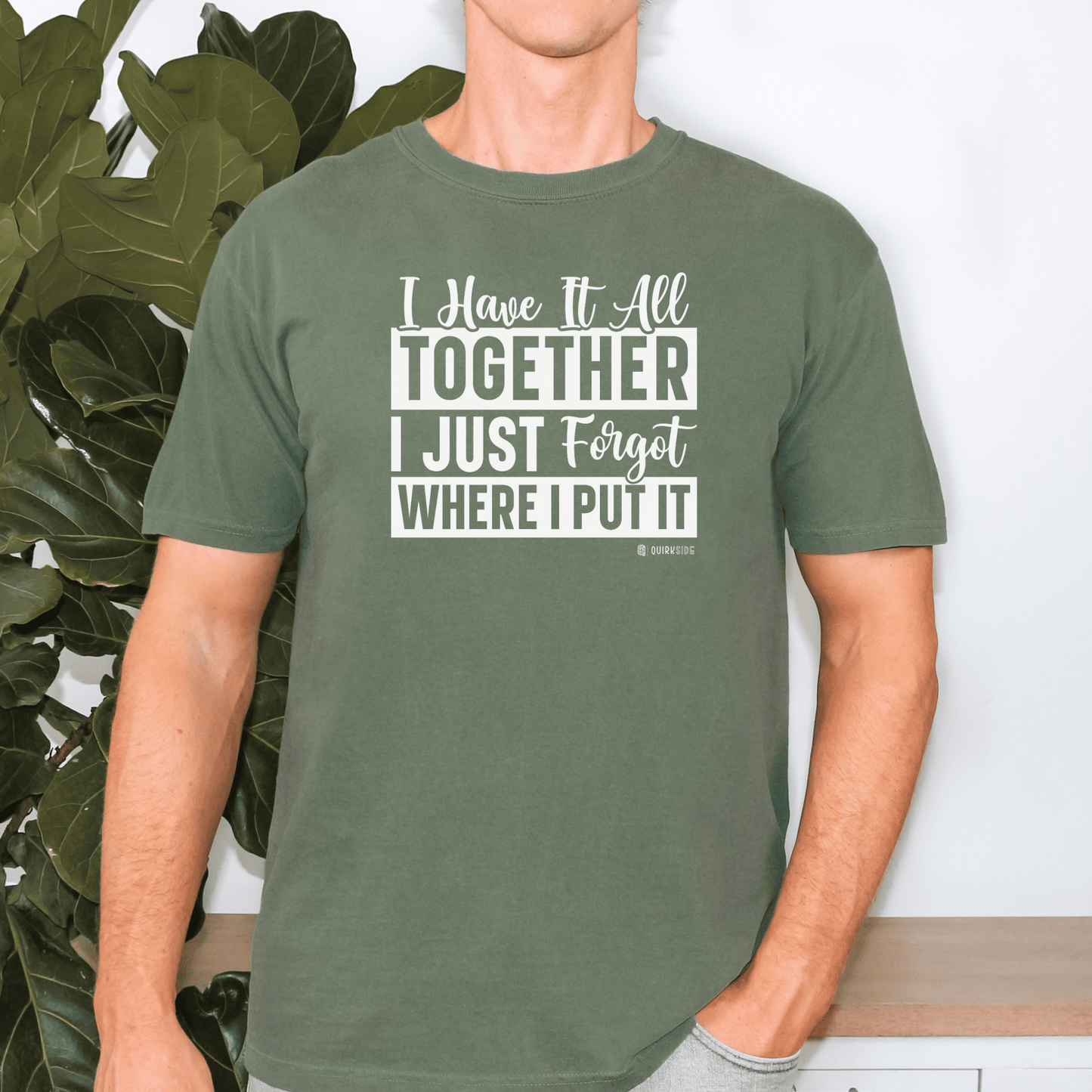 Funny Disorganized Quote Unisex T-shirt, Sarcastic Tee, Humorous Saying Shirt, Disorganized Gift, Casual Top for Men and Women