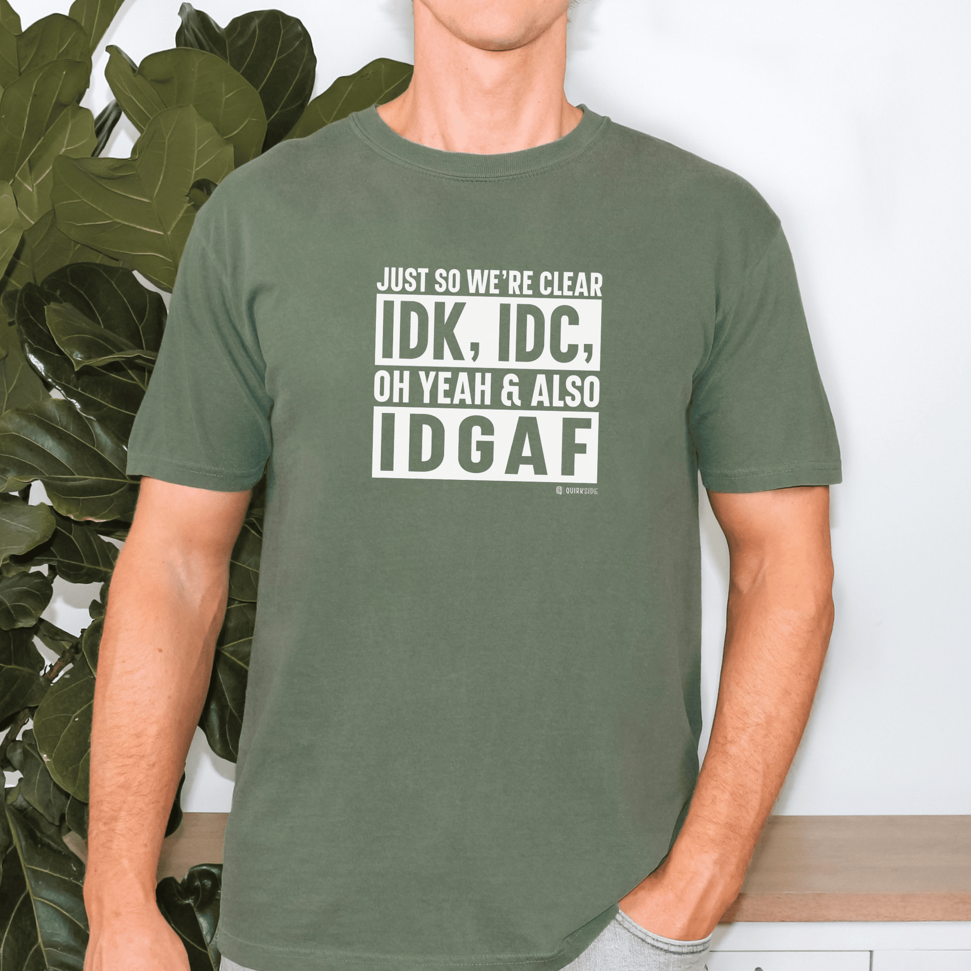 Funny Uninterested T-shirt, Anti Social Tee, Introvert Shirt, Sarcastic Quote Top, Minimalist Graphic Tee - Quirkside Creations
