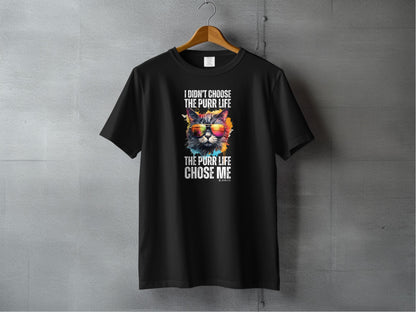 Cool Cat Tee, Funny Cat Lover Shirt, Feline Fan Top, Cat Owner Gift, Cat Mom Shirt, Cat Dad Tee, Cat Lady Gift, Cat Print T-shirt