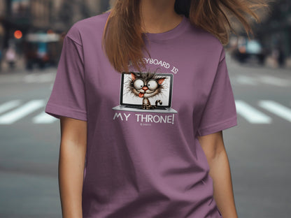 Crazy Cat Tee, Funny Cat Lover Shirt, Feline Fan Top, Cat Owner Gift, Cat Mom Shirt, Cat Dad Tee, Cat Lady Gift, Cat Print T-shirt