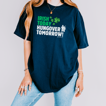 Irish Humor Unisex T-shirt, St Patricks Day Tee, Funny Irish Shirt, Shamrock Celebration Top, Green Clover Clothing