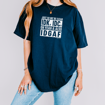 Funny Uninterested T-shirt, Anti Social Tee, Introvert Shirt, Sarcastic Quote Top, Minimalist Graphic Tee - Quirkside Creations
