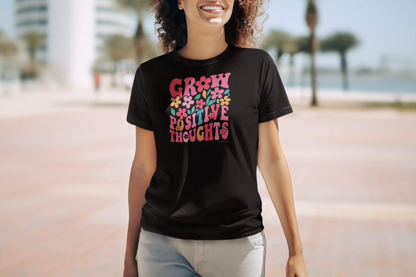 Mental Health Awareness T-shirt, Grow Positive Thoughts, Positive Vibes Tee, Unisex Shirt, Inspirational Clothing
