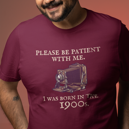 Sarcastic Millenial Unisex T-shirt, Funny Please Be Patient Tee, Humorous Gen Y Shirt, Vintage Birth Year Quote Top, Retro Cotton Blend