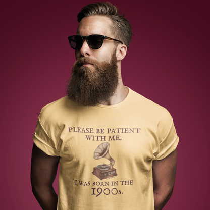 Sarcastic Millenial Unisex T-shirt, Funny Please Be Patient Tee, Humorous Gen Y Shirt, Vintage Birth Year Quote Top, Retro Cotton Blend