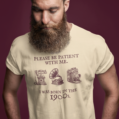 Sarcastic Millenial Unisex T-shirt, Funny Please Be Patient Tee, Humorous Gen Y Shirt, Vintage Birth Year Quote Top, Retro Cotton Blend