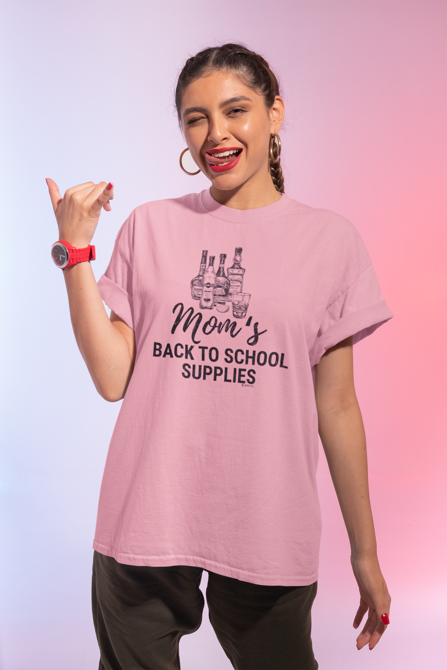 Mom's Back to School Supplies T-Shirt