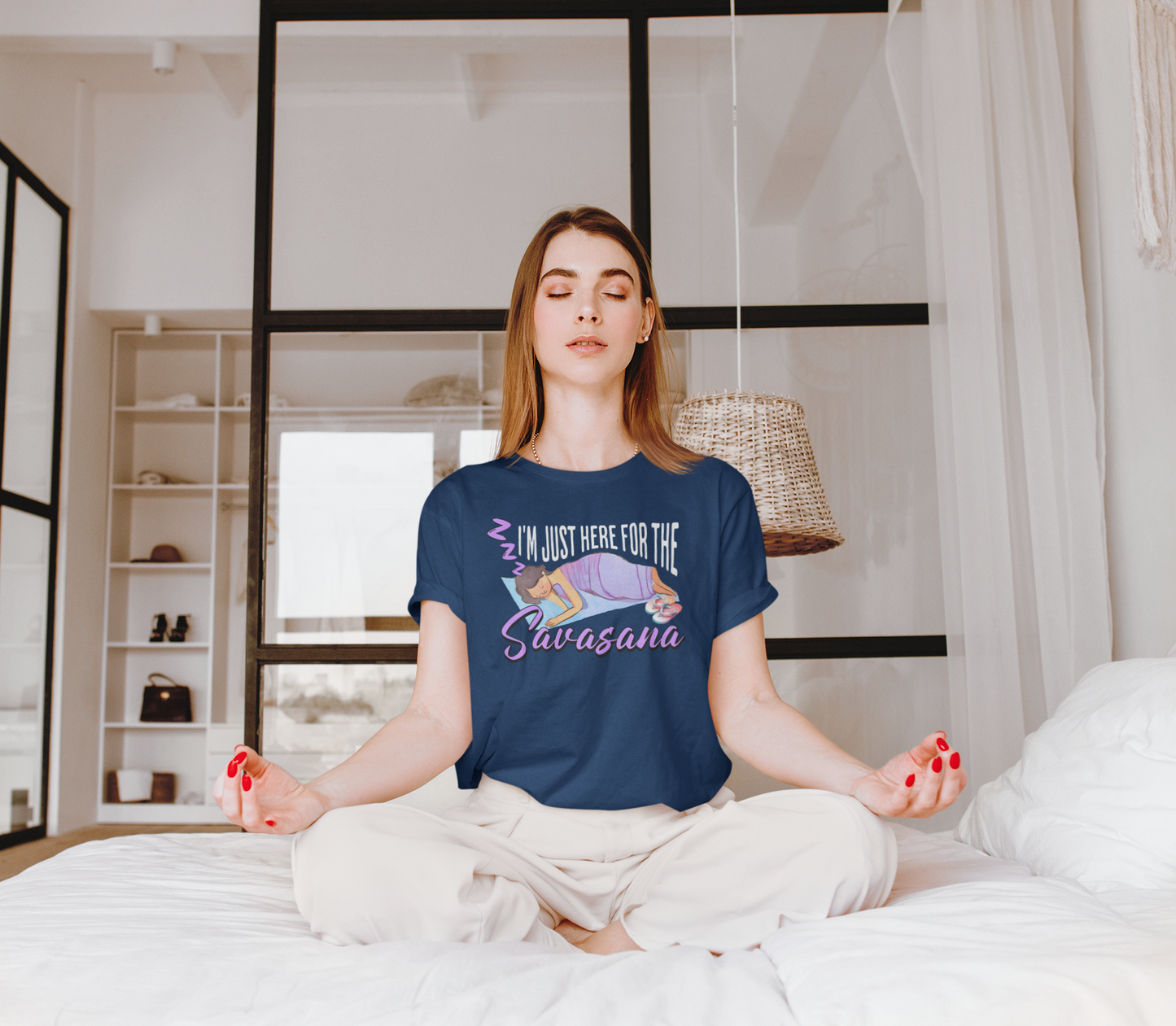 Yoga Lover Unisex Garment-Dyed T-shirt, Funny Quote Tee, Meditation Shirt, Relaxation Top, Namaste Apparel