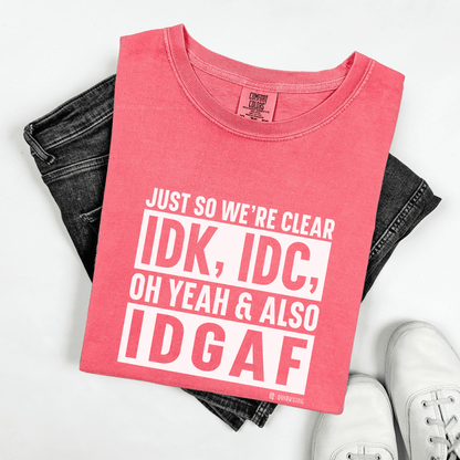 Funny Uninterested T-shirt, Anti Social Tee, Introvert Shirt, Sarcastic Quote Top, Minimalist Graphic Tee - Quirkside Creations