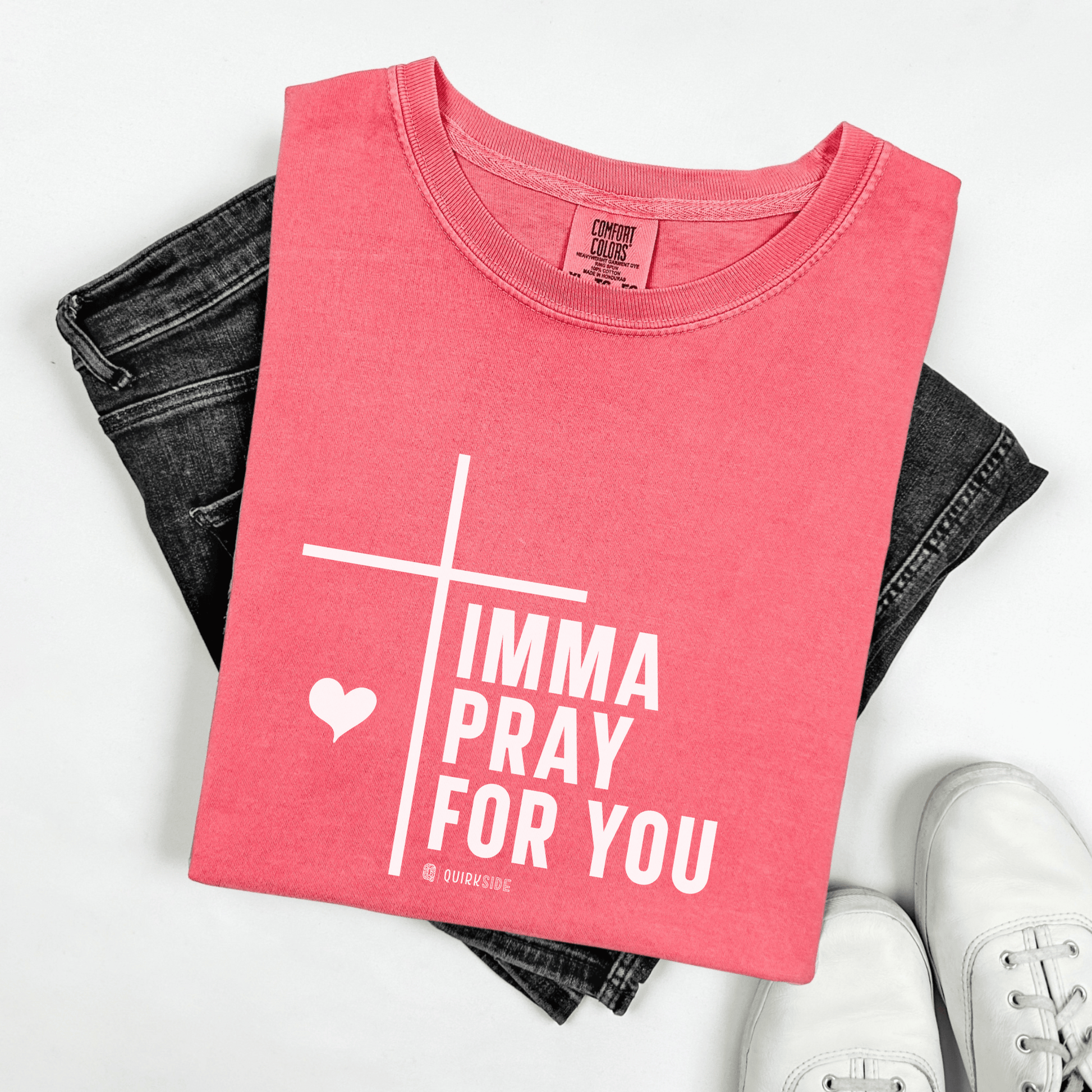 Prayer Promise Unisex T-shirt, Christian Tee, Religious Shirt, Faith Apparel, Prayer Warrior Gift - Quirkside Creations