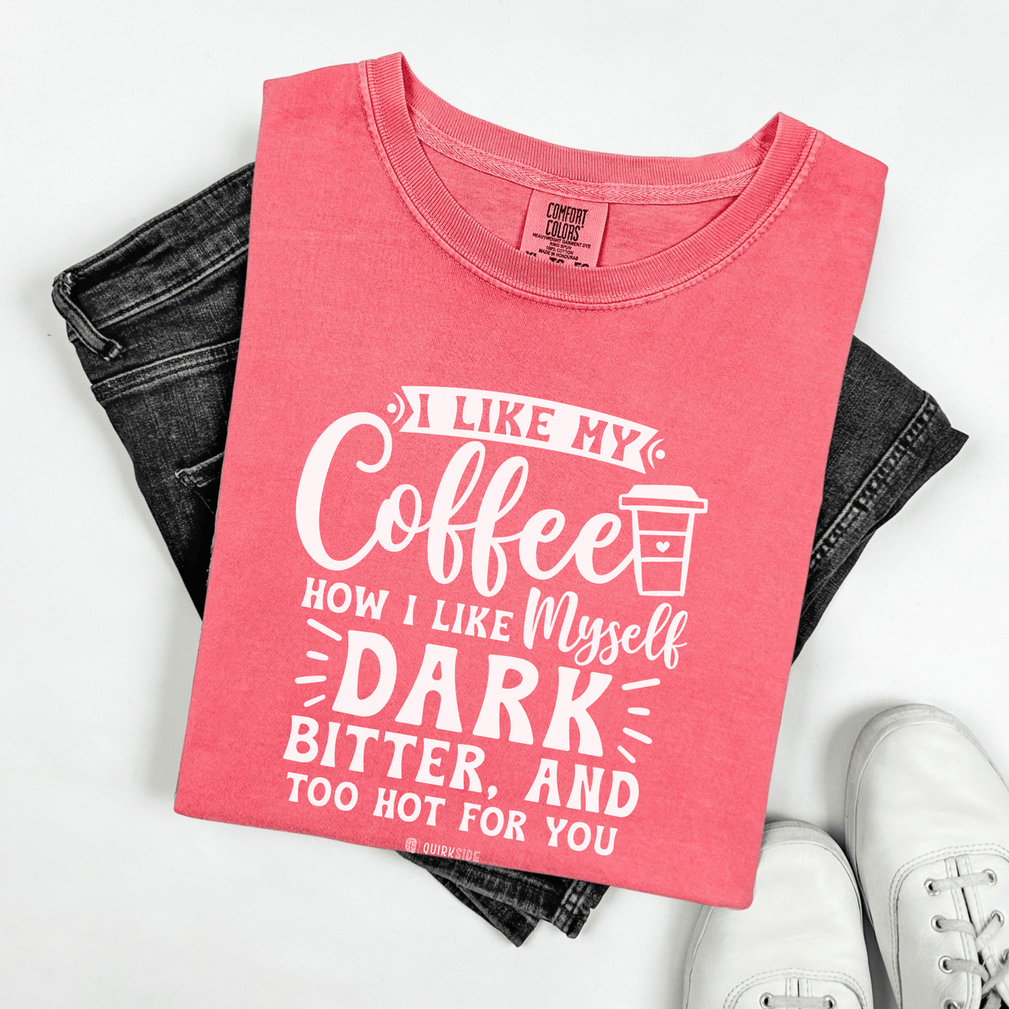 Coffee Lover Unisex T-shirt, Sarcastic Tee, Humorous Graphic Top, Gift for Coffee Drinker, Comical Shirt - Quirkside Creations