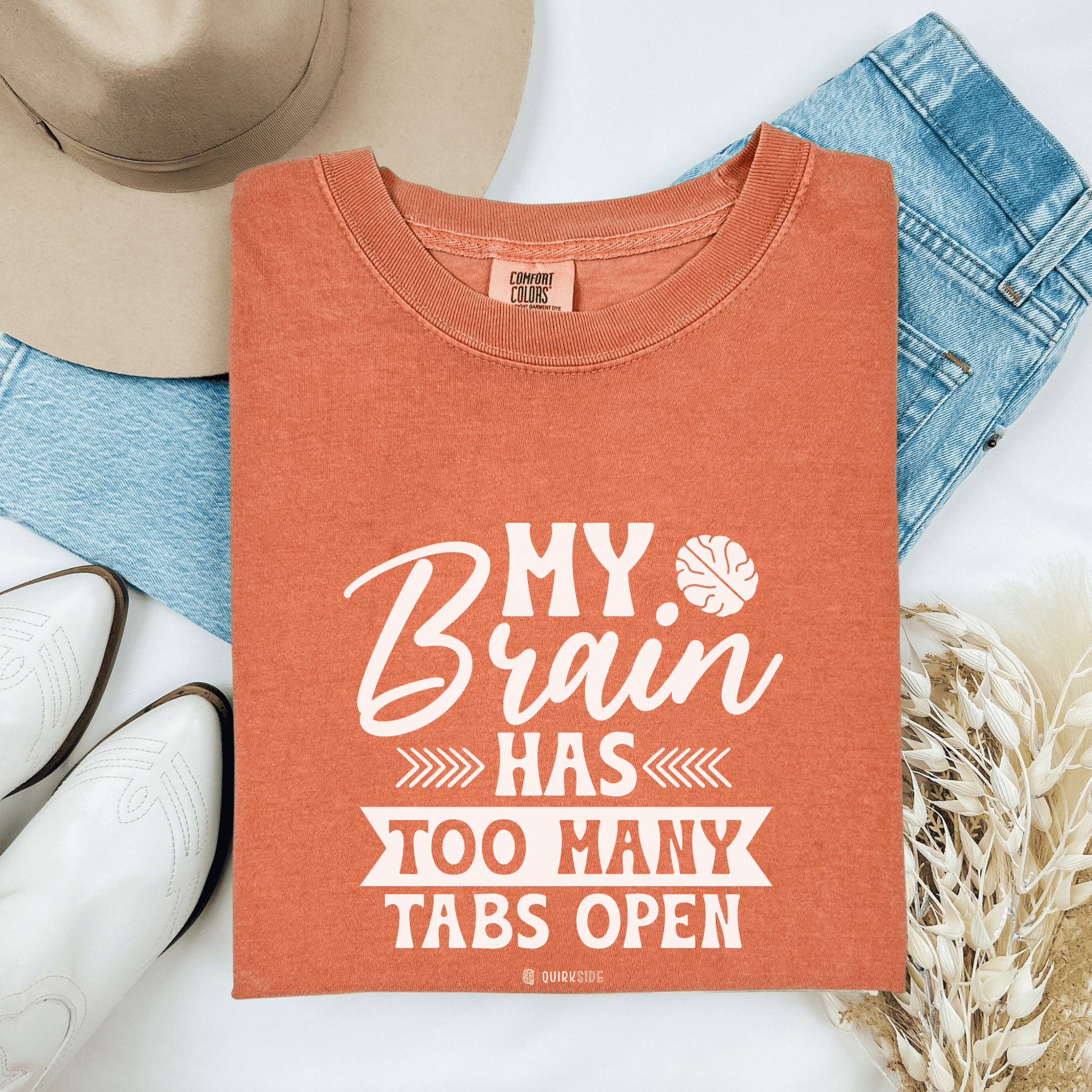 Funny Overloaded Mind Unisex T-shirt, Computer Inspired Tee, Graphic Tee, Programmer Gift, IT Shirt - Quirkside Creations