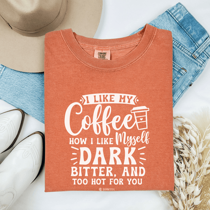 Coffee Lover Unisex T-shirt, Sarcastic Tee, Humorous Graphic Top, Gift for Coffee Drinker, Comical Shirt - Quirkside Creations